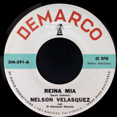 Nelson Velasquez - Reina Mia / Cerca Del Mar side A