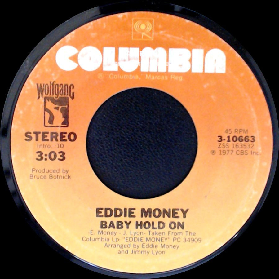 Eddie Money - Save A Little Room In Your Heart For Me / Baby Hold On side B