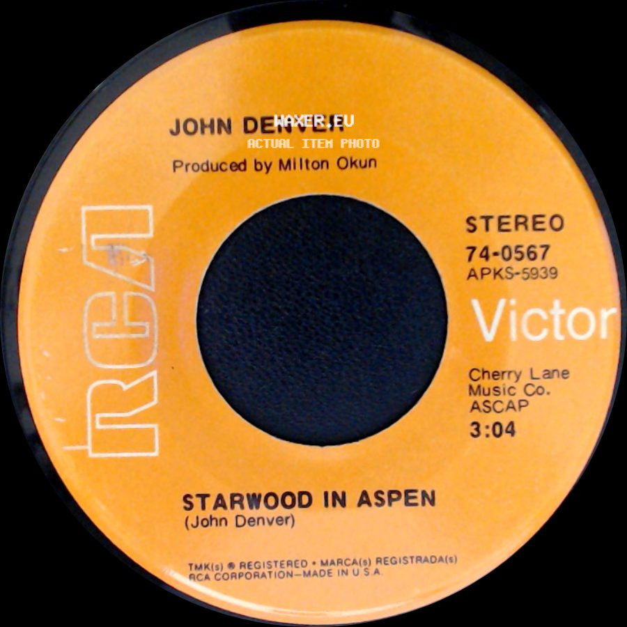 John Denver - Friends With You / Starwood In Aspen side B