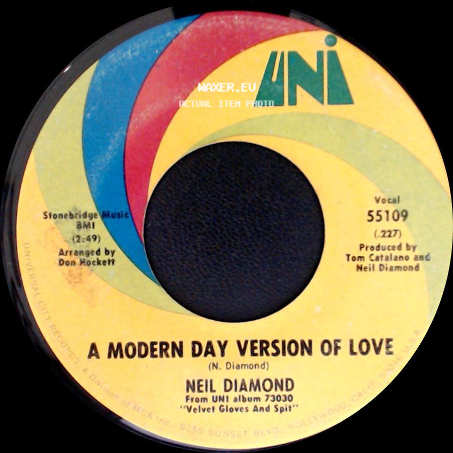 Neil Diamond - Brother Love's Travelling Salvation Show / A Modern Day Version Of Love side B
