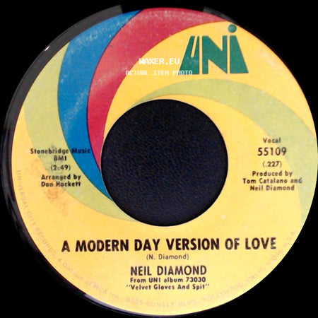 Neil Diamond - Brother Love's Travelling Salvation Show / A Modern Day Version Of Love side B