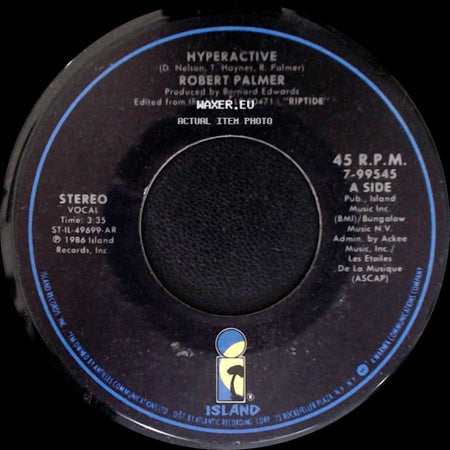Robert Palmer - Hyperactive / Woke Up Laughing side A