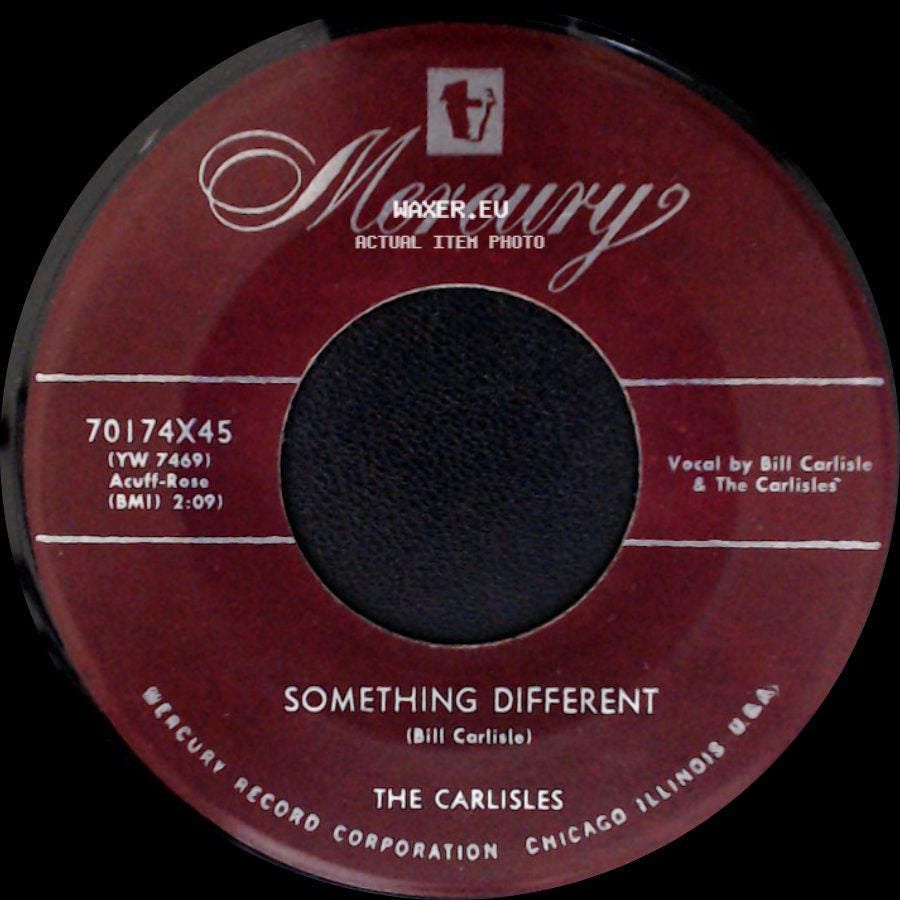 The Carlisles - Is Zat You, Myrtle / Something Different side B