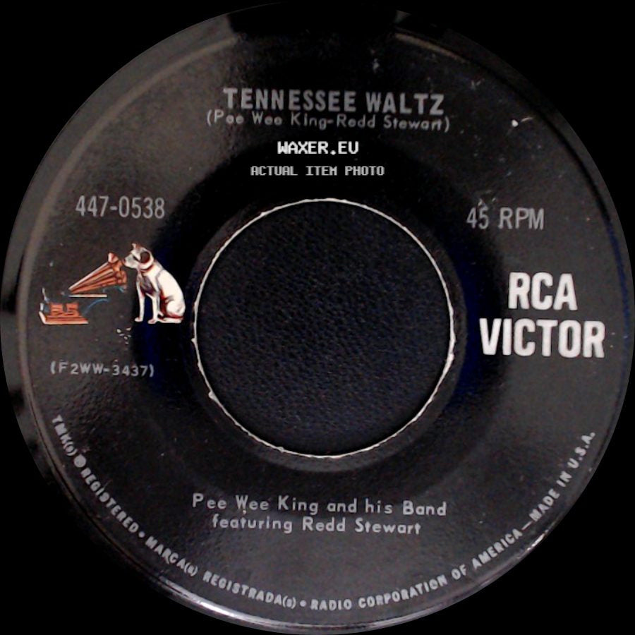 Pee Wee King And His Band / Pee Wee King And His Band Featuring Redd Stewart - Slow Poke / Tennessee Waltz side B