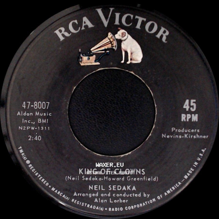 Neil Sedaka - Walk With Me / King Of Clowns side B