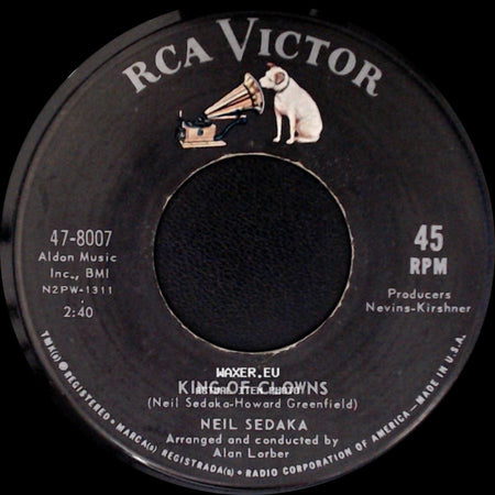 Neil Sedaka - Walk With Me / King Of Clowns side B
