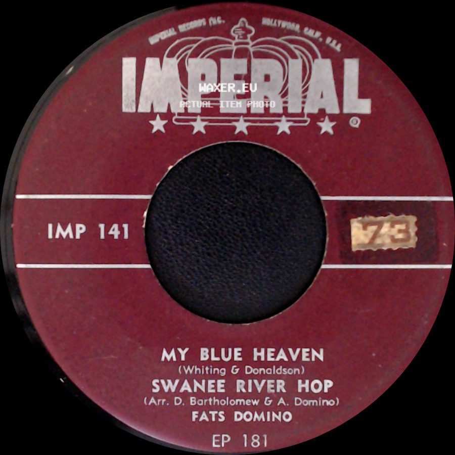 Fats Domino - Second Line Jump / Goodbye / My Blue Heaven / Swanee River Hop side B