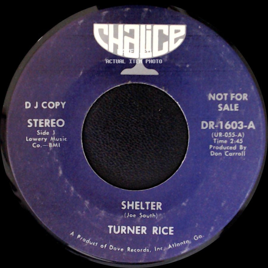 Turner Rice - Shelter / Little Things Mean A Lot side A