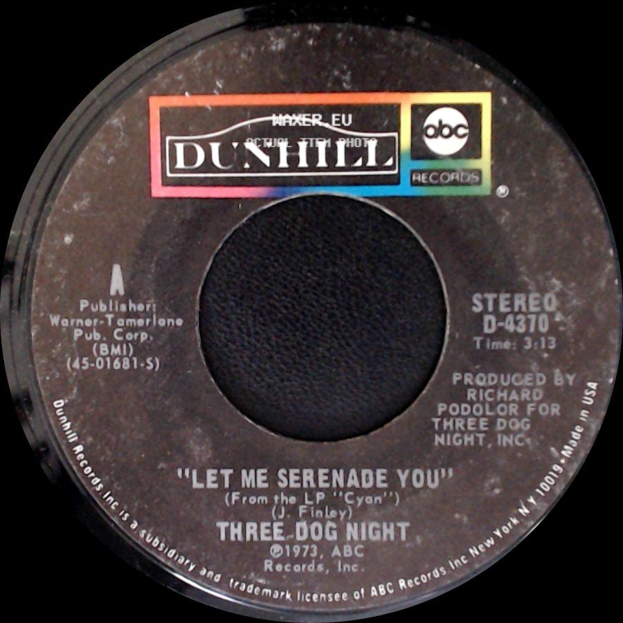 Three Dog Night - Storybook Feeling / Let Me Serenade You side B