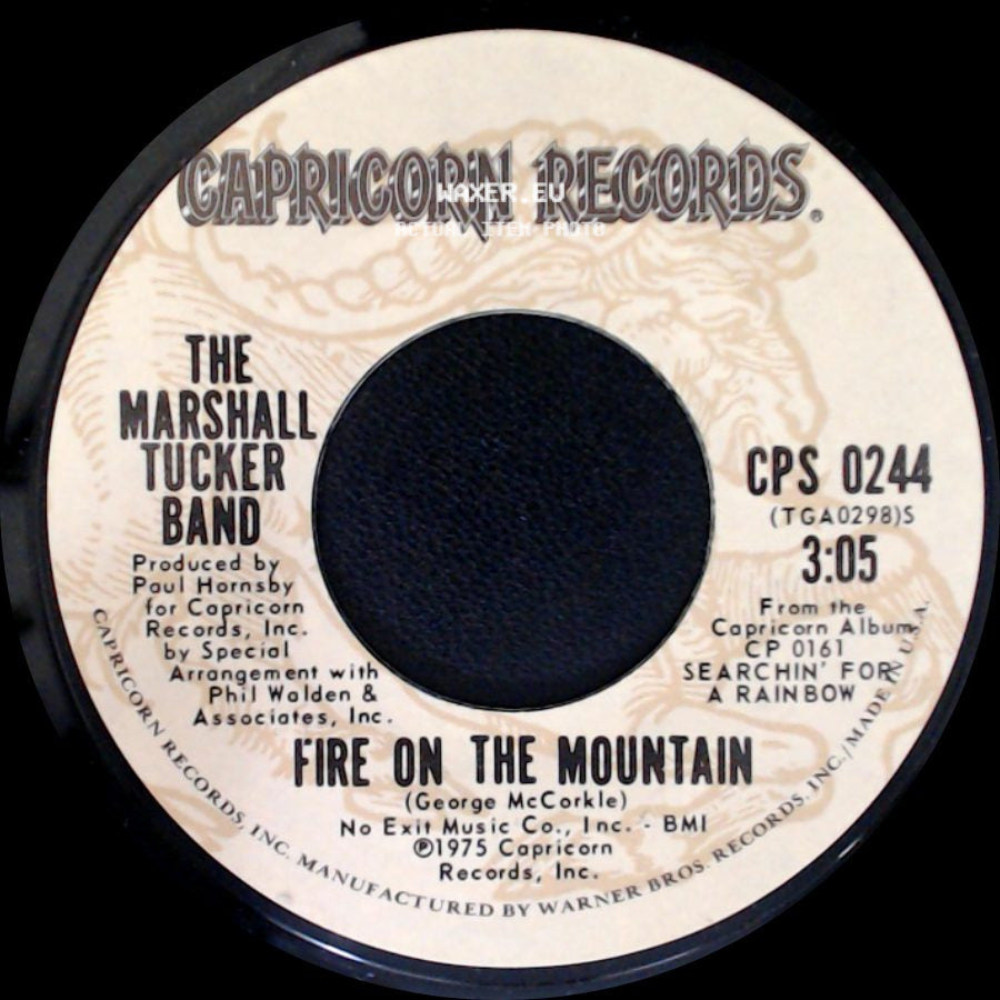 The Marshall Tucker Band - Bob Away My Blues / Fire On The Mountain side B