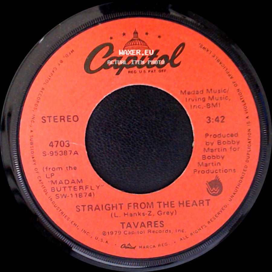 Tavares - Straight From The Heart / Let Me Heal The Bruises side A