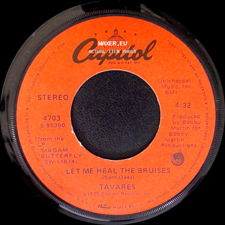 Tavares - Straight From The Heart / Let Me Heal The Bruises side B