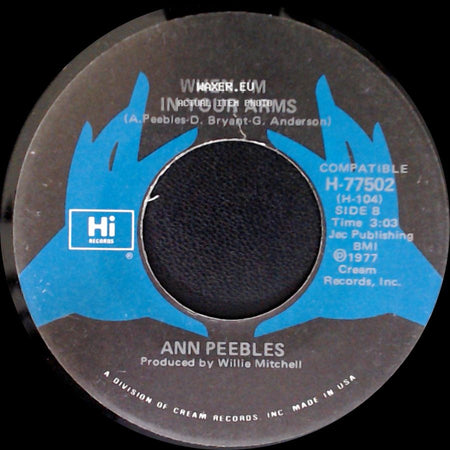 Ann Peebles - When I'm In Your Arms / When I'm In Your Arms side B