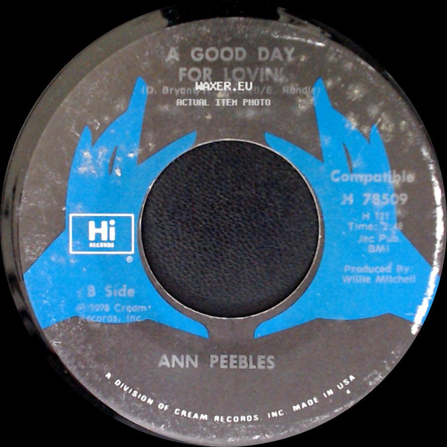 Ann Peebles - Old Man With Young Ideas / A Good Day For Lovin' side B