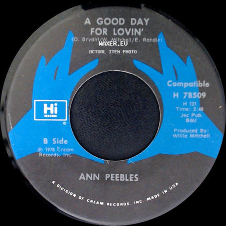 Ann Peebles - Old Man With Young Ideas / A Good Day For Lovin' side B