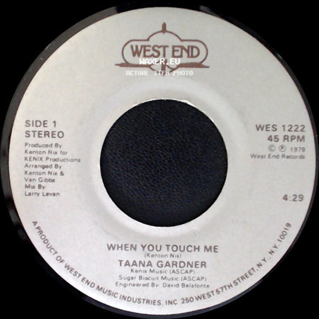 Taana Gardner - When You Touch Me / Work That Body side A