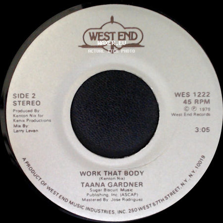 Taana Gardner - When You Touch Me / Work That Body side B