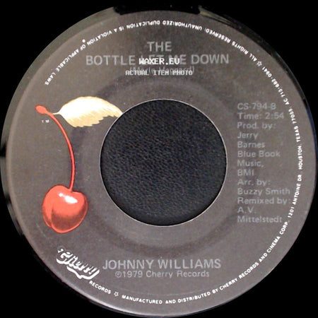 Johnny Williams - The Bottle Let Me Down / Someone Really Loves You (Guess Who) side A