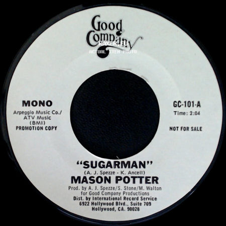 Mason Potter - Sugarman / Sugarman side A