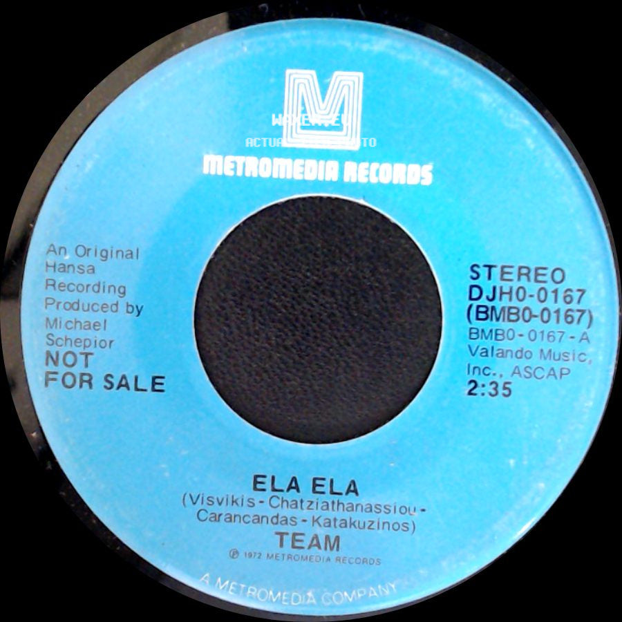 Team - Ela Ela / Ela Ela side A