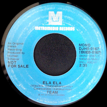 Team - Ela Ela / Ela Ela side B