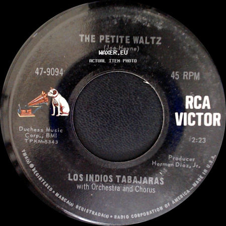 Los Indios Tabajaras / Los Indios Tabajaras With Orchestra - The Petite Waltz / Sentimental Journey side A