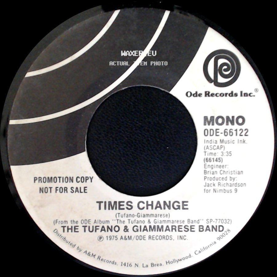 The Tufano & Giammarese Band - Times Change / Times Change side A