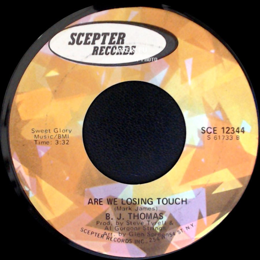 B. J. Thomas - Rock And Roll Lullaby / Are We Losing Touch side B