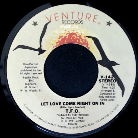 T.F.O. - Happy Family / Let Love Come Right On In side B