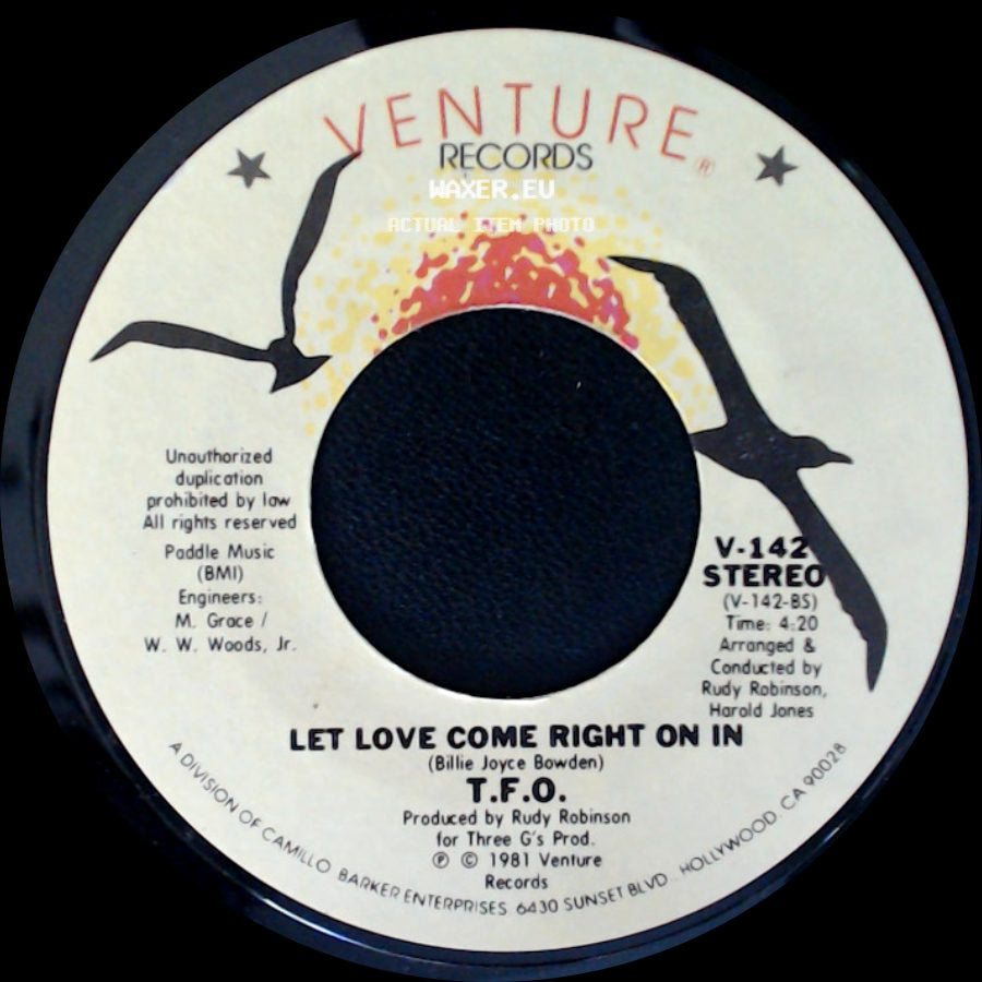 T.F.O. - Happy Family / Let Love Come Right On In side B