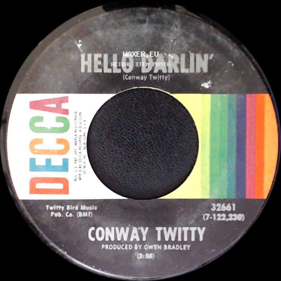 Conway Twitty - Girl At The Bar / Hello Darlin' side B