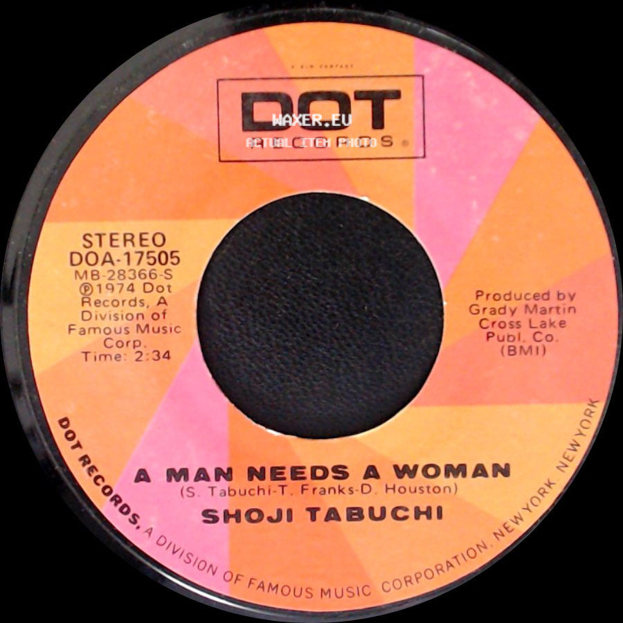 Shoji Tabuchi - A Man Needs A Woman / Colinda side A
