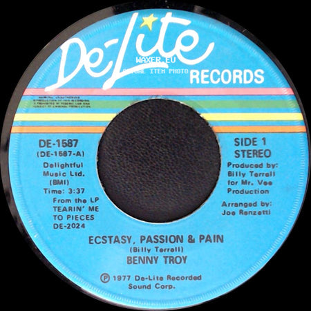 Benny Troy - Ecstasy, Passion & Pain / Put Some Music In Your Soul side A
