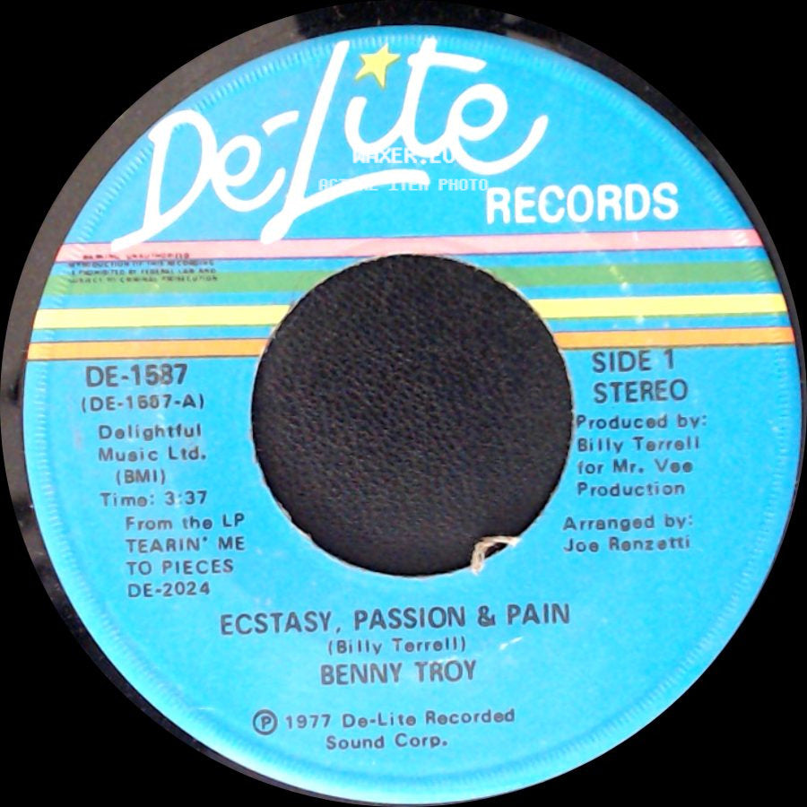 Benny Troy - Ecstasy, Passion & Pain / Put Some Music In Your Soul side A