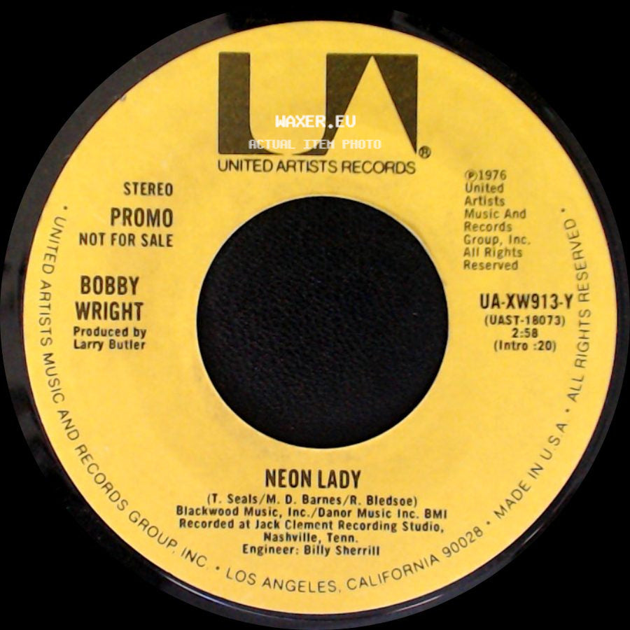 Bobby Wright - Neon Lady / Neon Lady side B
