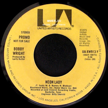 Bobby Wright - Neon Lady / Neon Lady side B