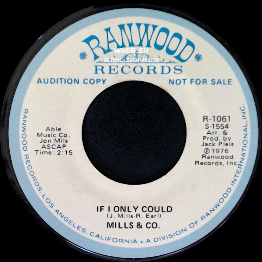 Mills & Co. - If I Only Could / Funky Bug side A