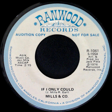 Mills & Co. - If I Only Could / Funky Bug side A