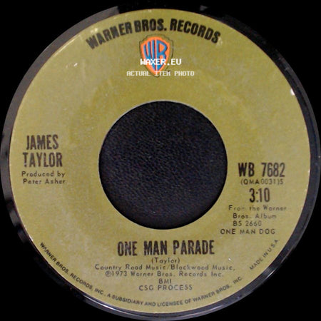 James Taylor - One Man Parade / Nobody But You side A