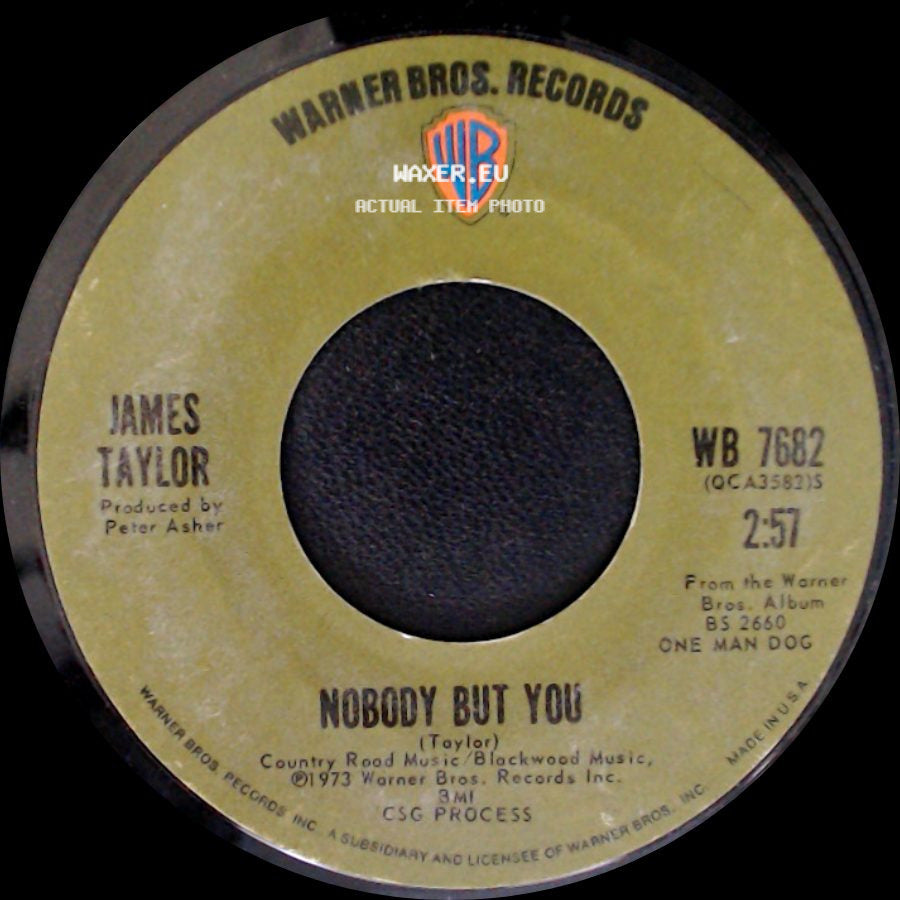 James Taylor - One Man Parade / Nobody But You side B