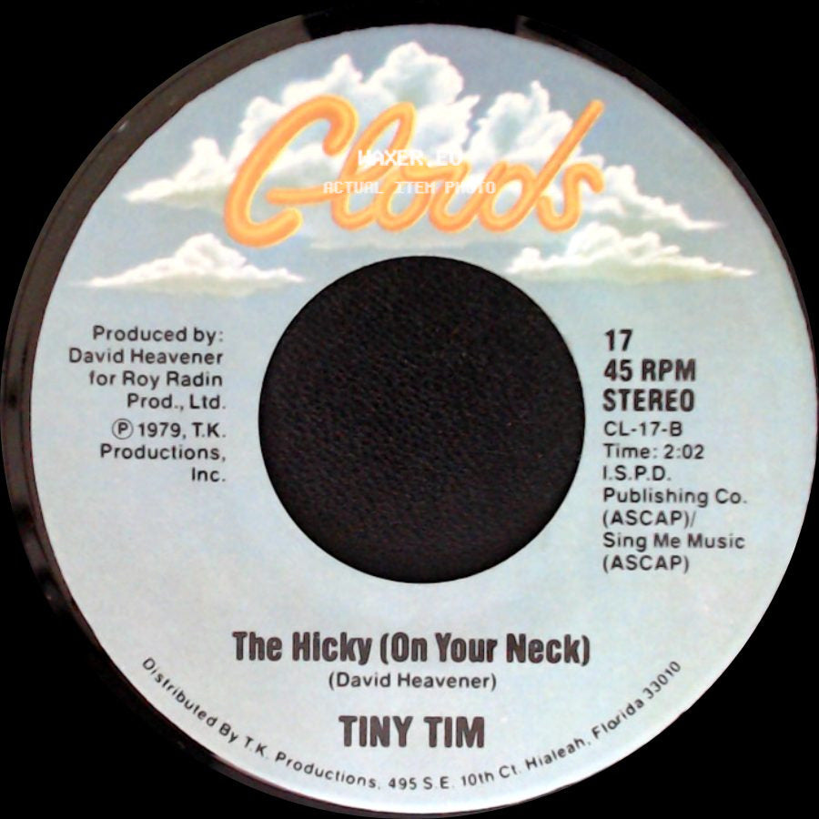 Tiny Tim - The Hicky (On Your Neck) / The Hicky (On Your Neck) side A