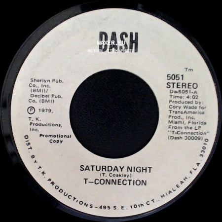 T-Connection - Saturday Night / Saturday Night side A