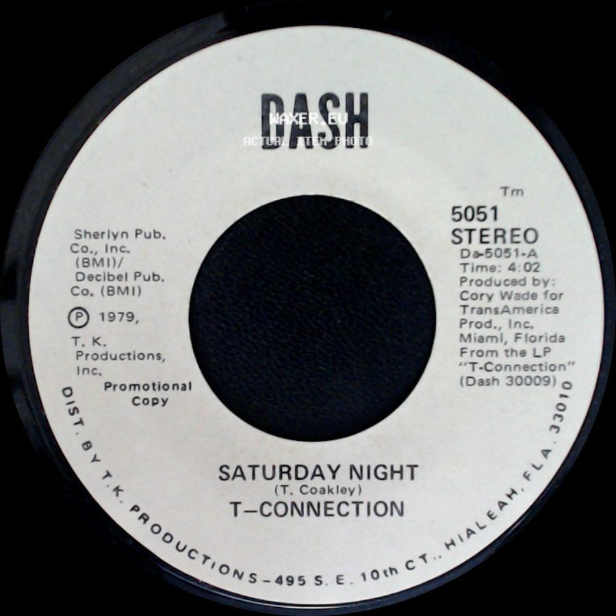 T-Connection - Saturday Night / Saturday Night side B