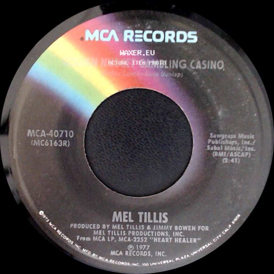 Mel Tillis - Burning Memories / Golden Nugget Gambling Casino side B
