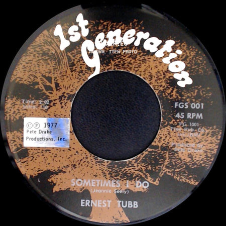 Ernest Tubb - Half My Heart's In Texas / Sometimes I Do side B