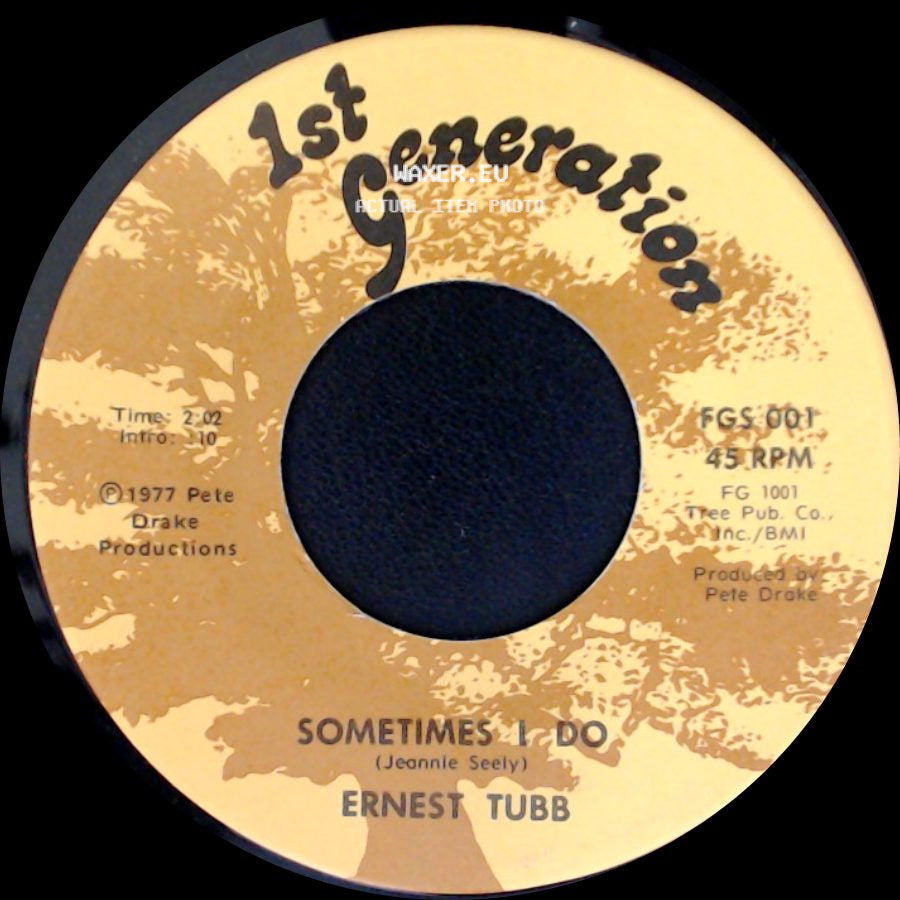 Ernest Tubb - Half My Hearts In Texas / Sometimes I Do side B