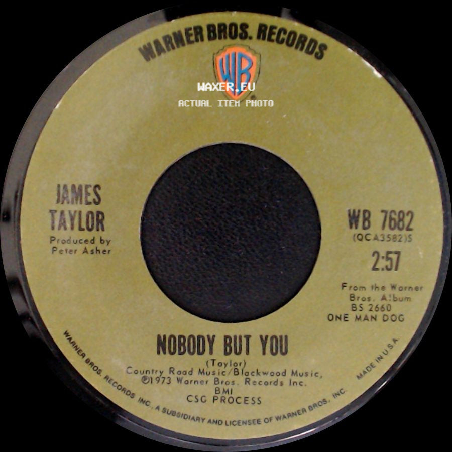 James Taylor - One Man Parade / Nobody But You side B