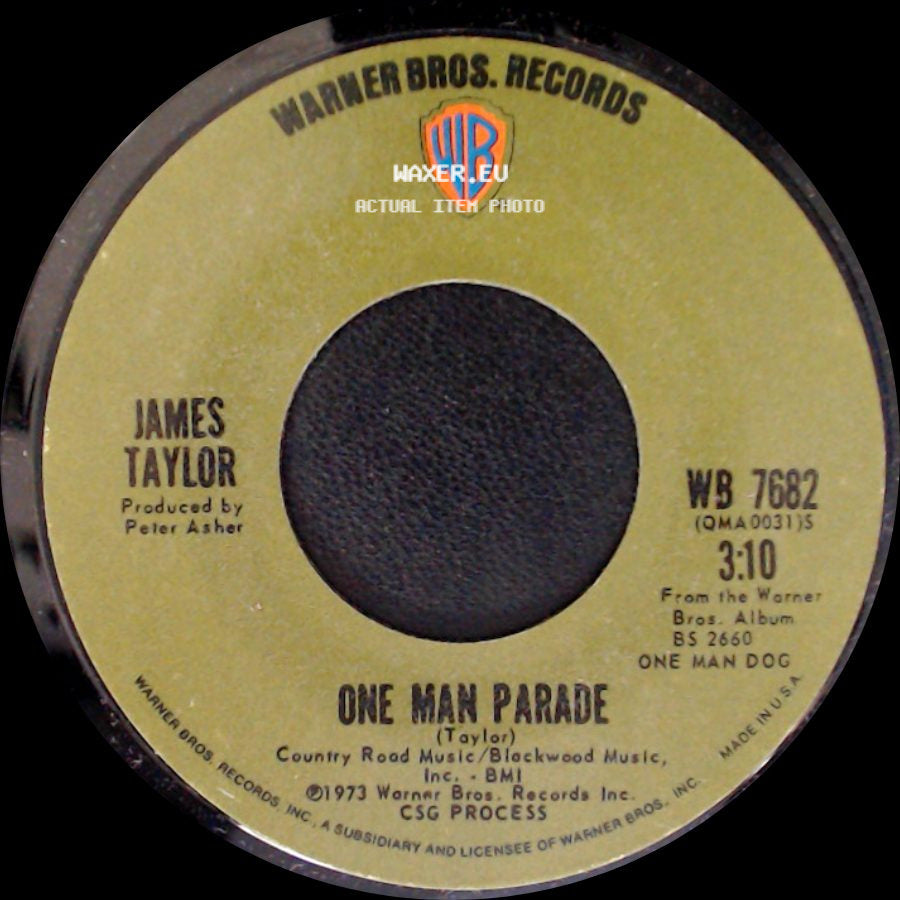 James Taylor - One Man Parade / Nobody But You side A