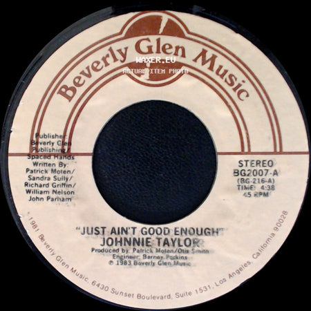 Johnnie Taylor - Just Ain't Good Enough / Don't Wait side A