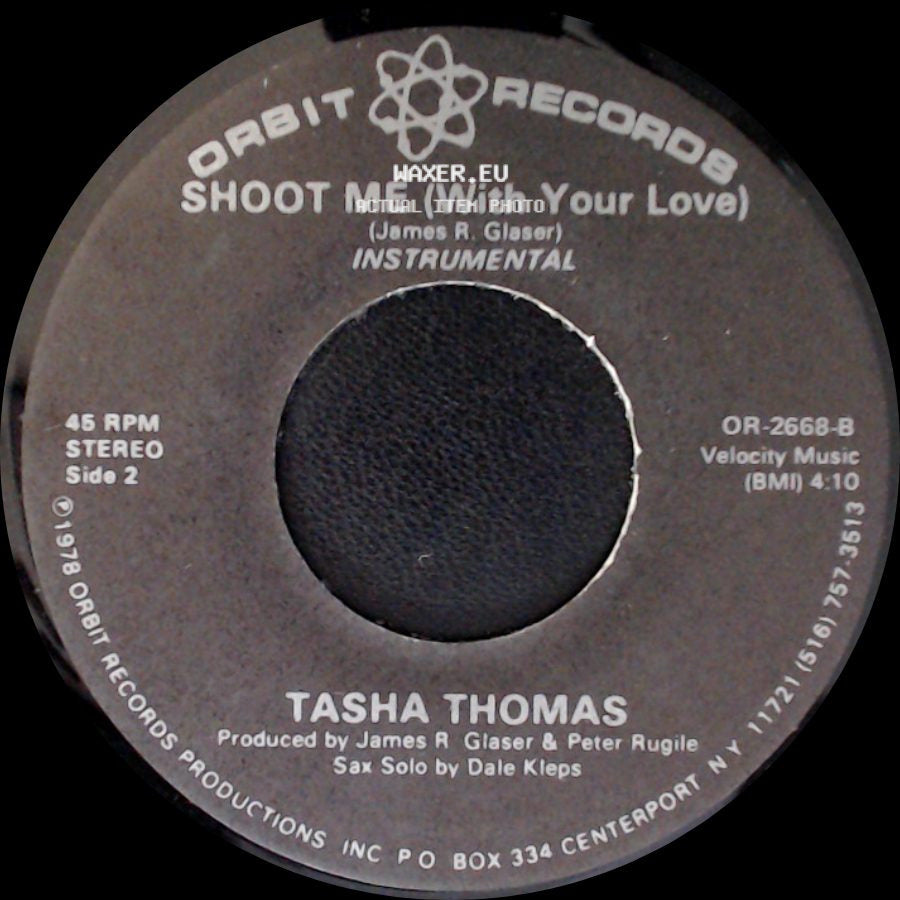 Tasha Thomas - Shoot Me (With Your Love) / Shoot Me (With Your Love) side B